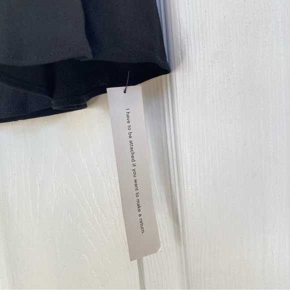 NWT Reformation Camira Dress Black Slip Midi, Size 12 - Picture 7 of 14